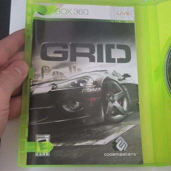 GRID (Xbox 360, 2008) Complete w/ Manual in Original Box CIB, TESTED - Picture 3 of 4